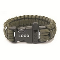 Whistle Paracord Survival Bracelet